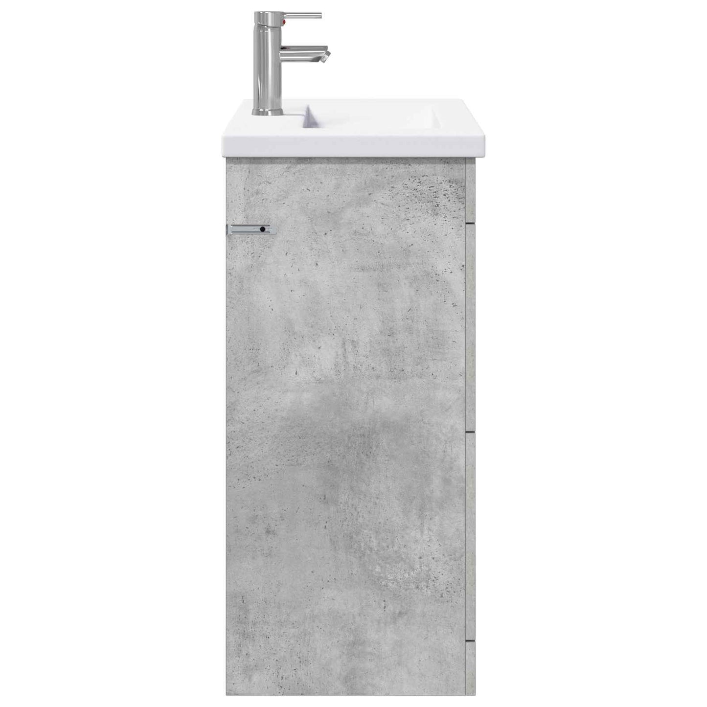 Fürdőszoba bútor szett Betonszürke 81 x 40 x 84,5 cm Szerelt Fa