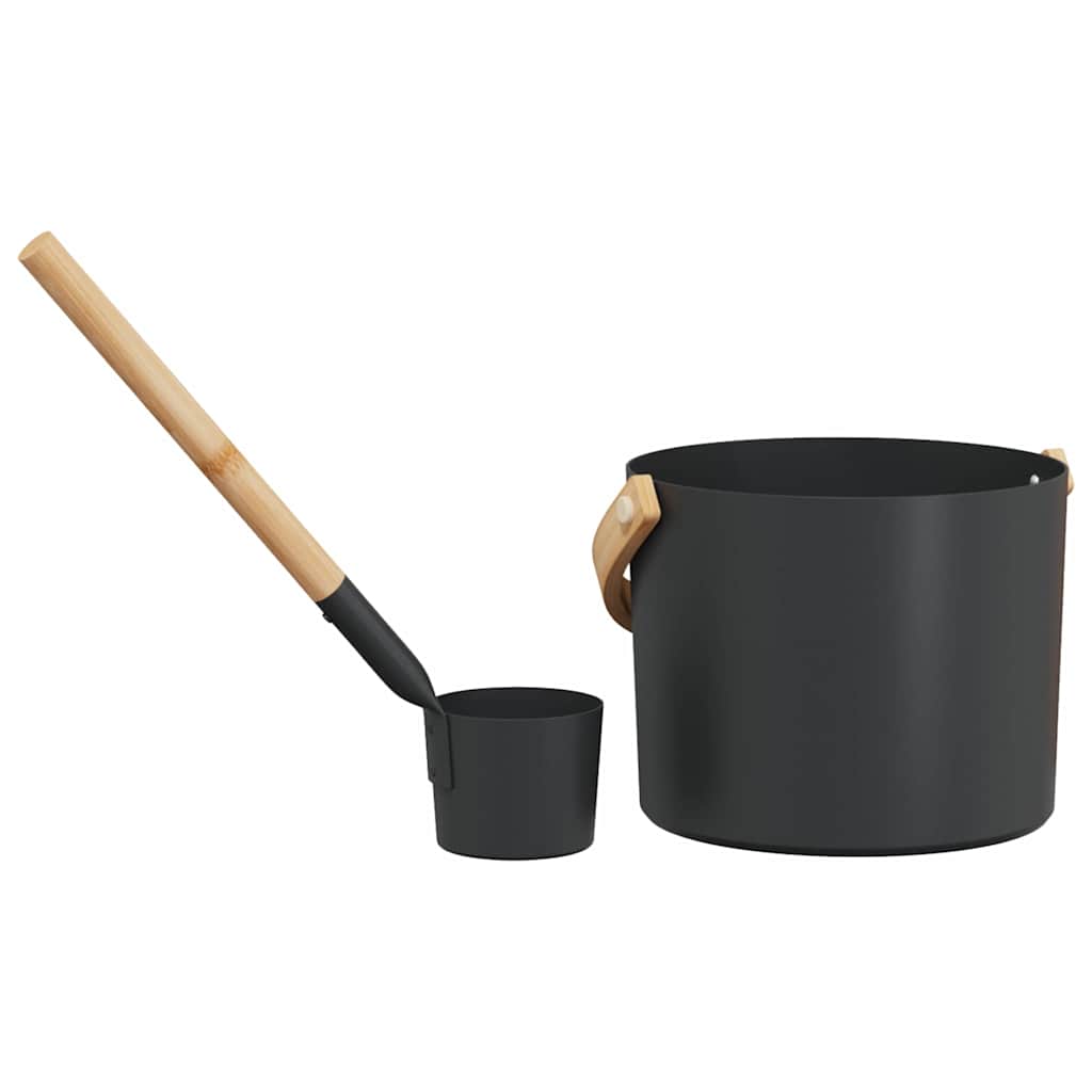 Szauna Kiegészítő Készlet 2 pcs Fekete