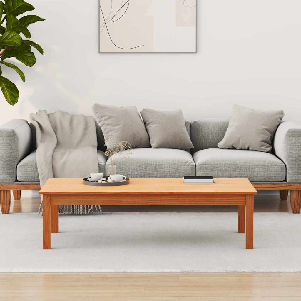 Dohányzóasztal Max Barna 110 x 50 x 30 cm Tömör fenyőfa