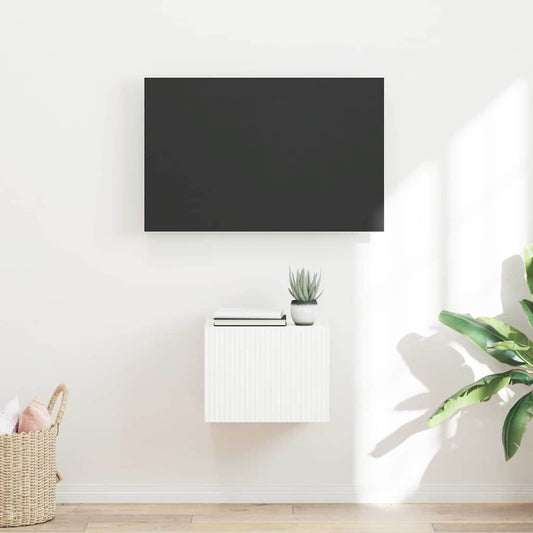 TV Fali Szekrény Fehér 39 x 31 x 29,5 cm Faanyag