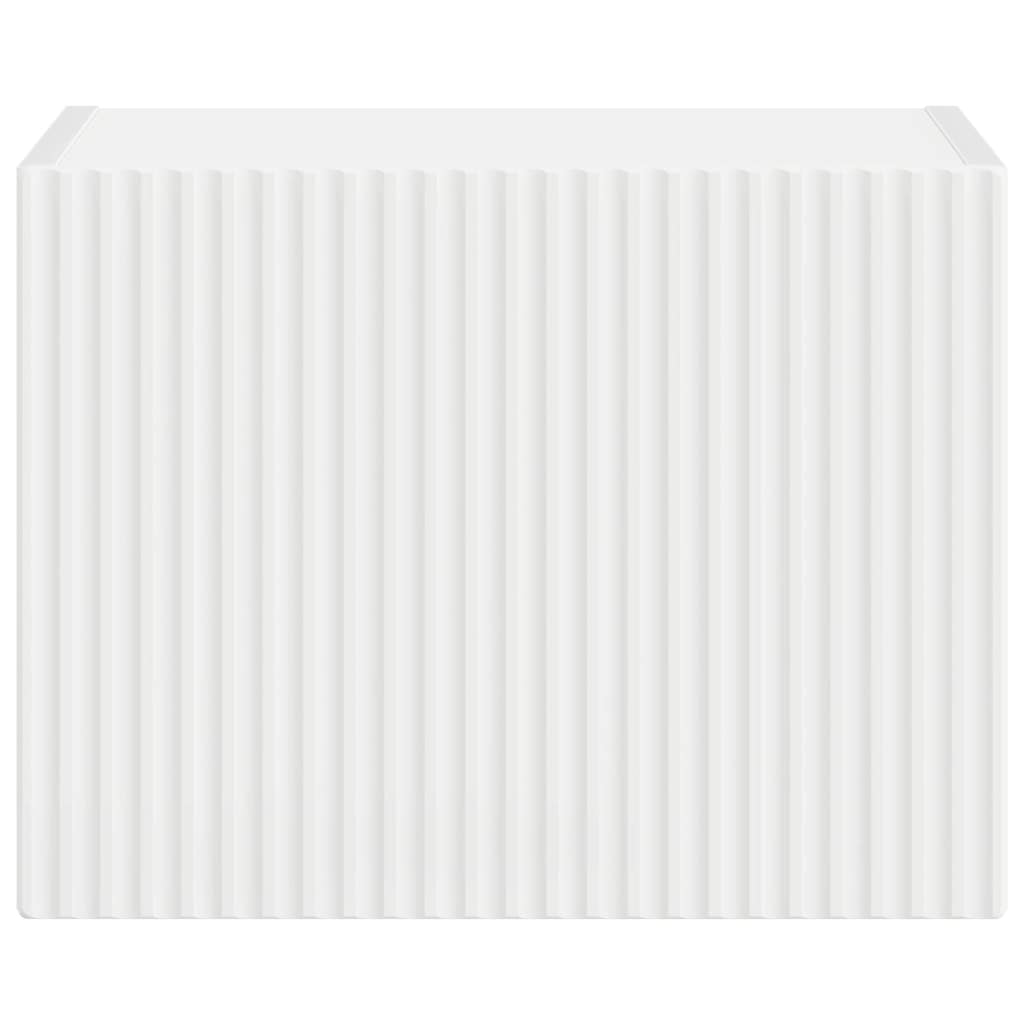 TV Fali Szekrény 39 x 31 x 29,5 cm Fehér Szerelt Fa