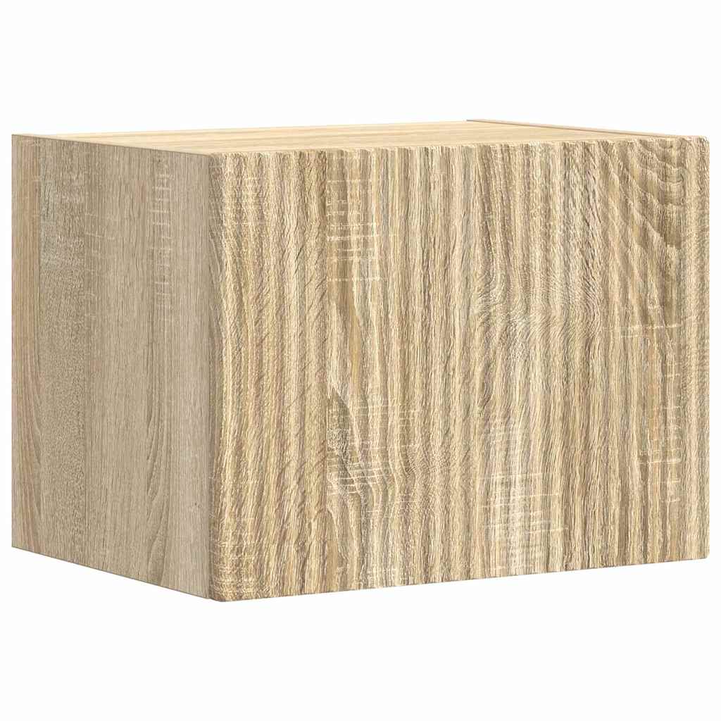 TV Fali Szekrény 39 x 31 x 29,5 cm Sonoma Szerelt Fa