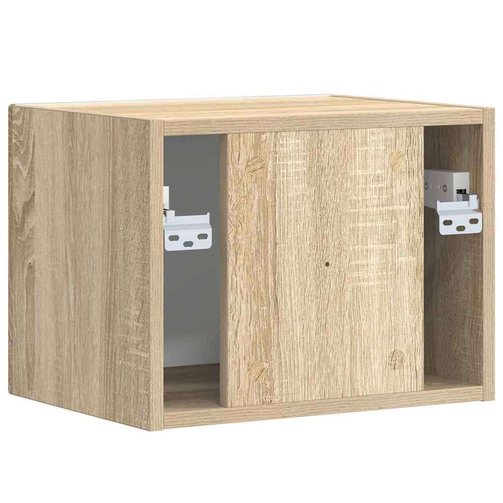 TV Fali Szekrény 39 x 31 x 29,5 cm Sonoma Szerelt Fa