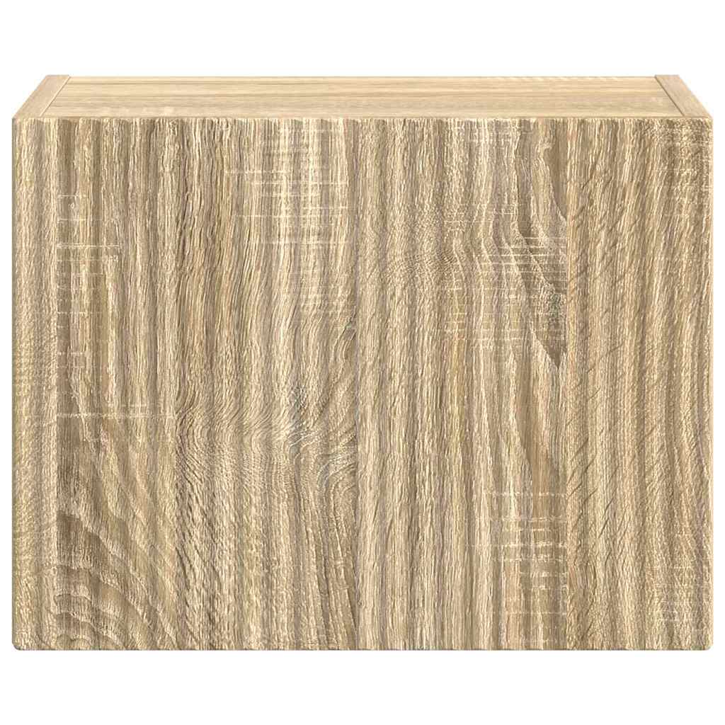 TV Fali Szekrény 39 x 31 x 29,5 cm Sonoma Szerelt Fa