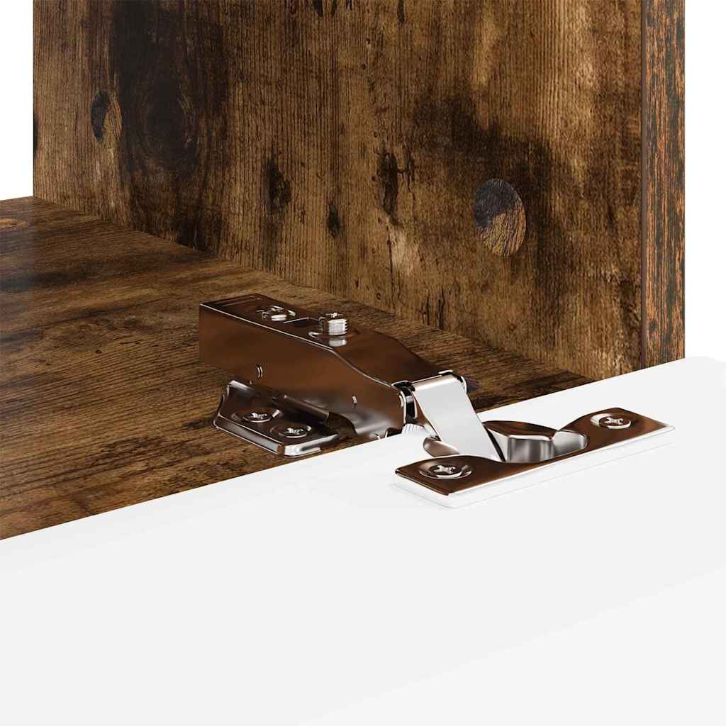 TV Fali Szekrény 39 x 31 x 29,5 cm Füstölt tölgy Szerelt Fa