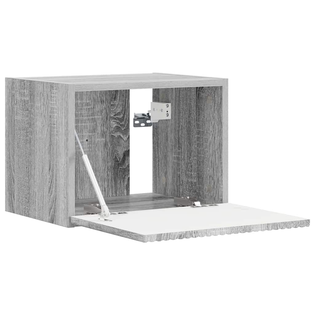 TV Fali Szekrény 39 x 31 x 29,5 cm Szürke Sonoma Szerelt Fa
