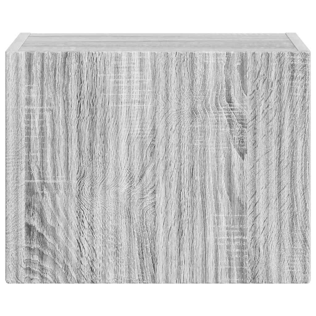 TV Fali Szekrény 39 x 31 x 29,5 cm Szürke Sonoma Szerelt Fa