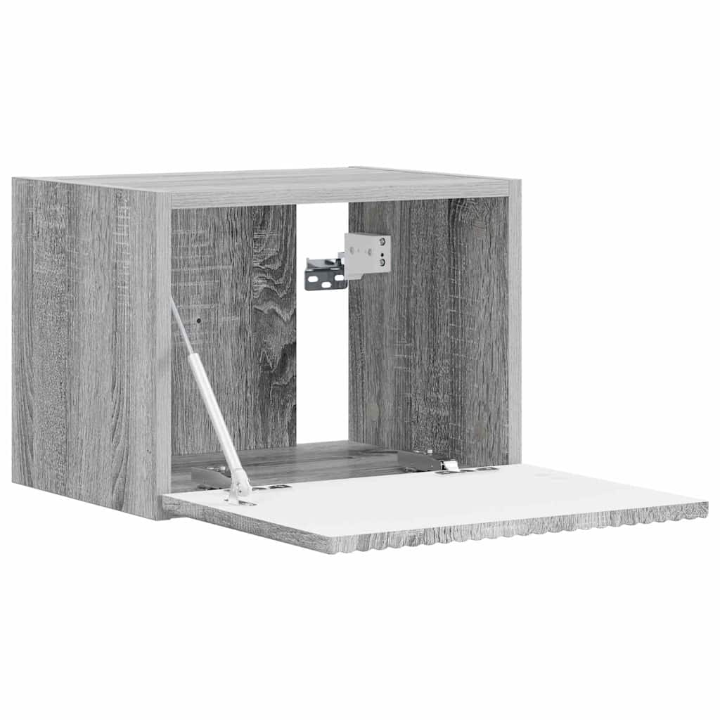 TV Fali Szekrény 2 pcs Szürke Sonoma 39 x 31 x 29,5 cm Faanyag