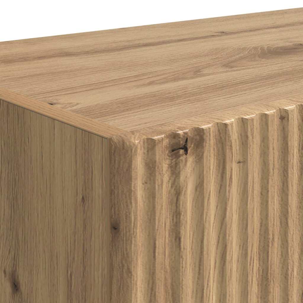 TV Fali Szekrény 39 x 31 x 29,5 cm Művészi tölgy Szerelt Fa