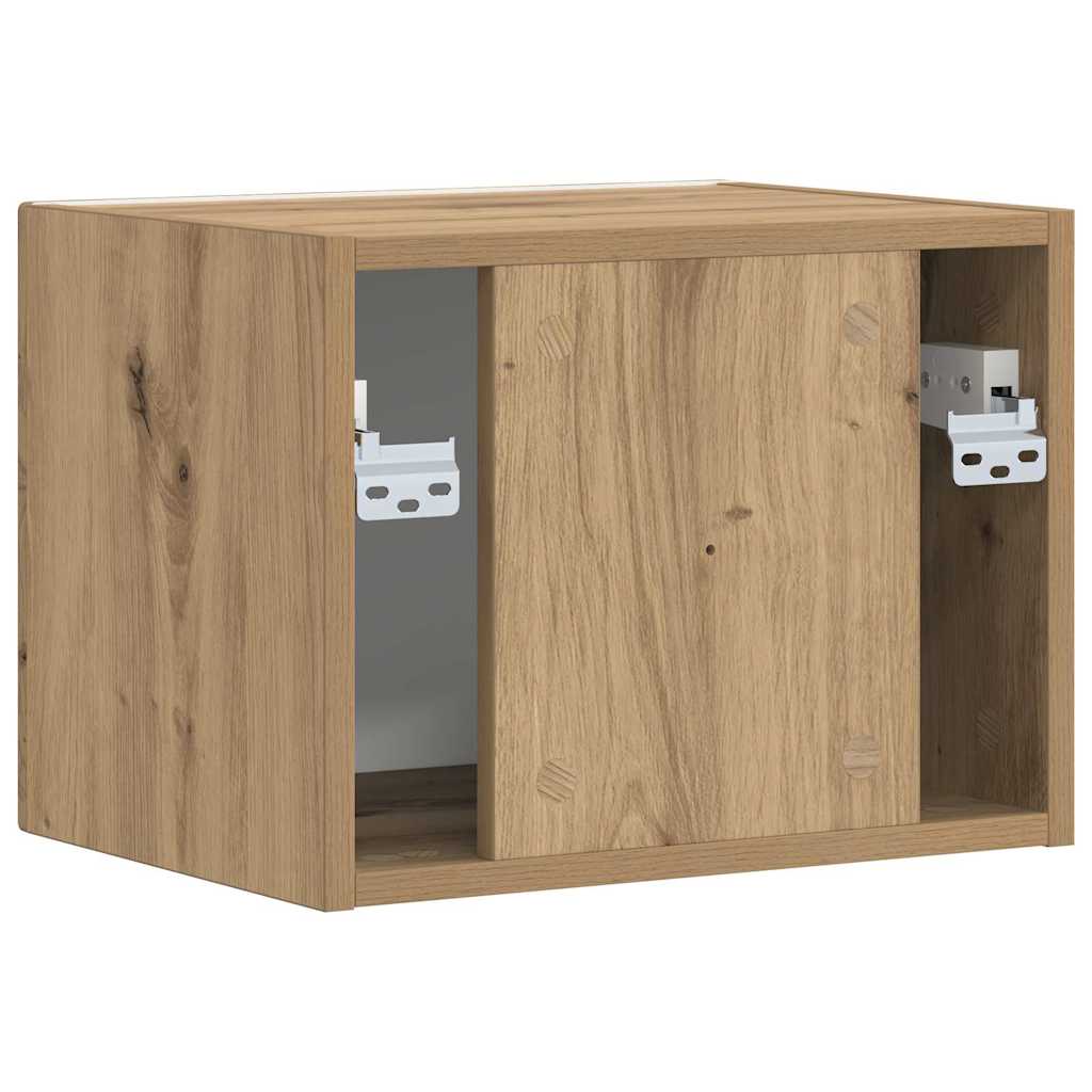 TV Fali Szekrény 39 x 31 x 29,5 cm Művészi tölgy Szerelt Fa