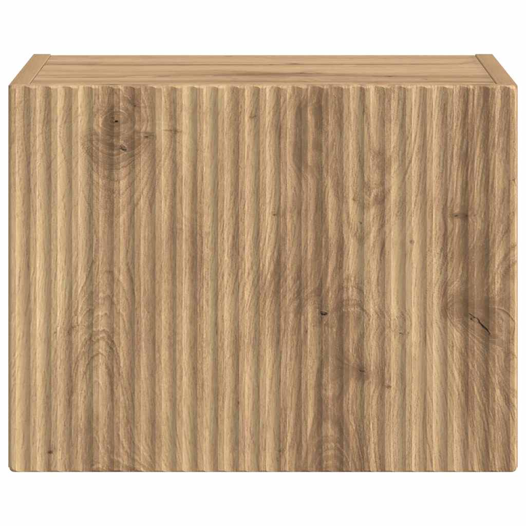 TV Fali Szekrény 39 x 31 x 29,5 cm Művészi tölgy Szerelt Fa