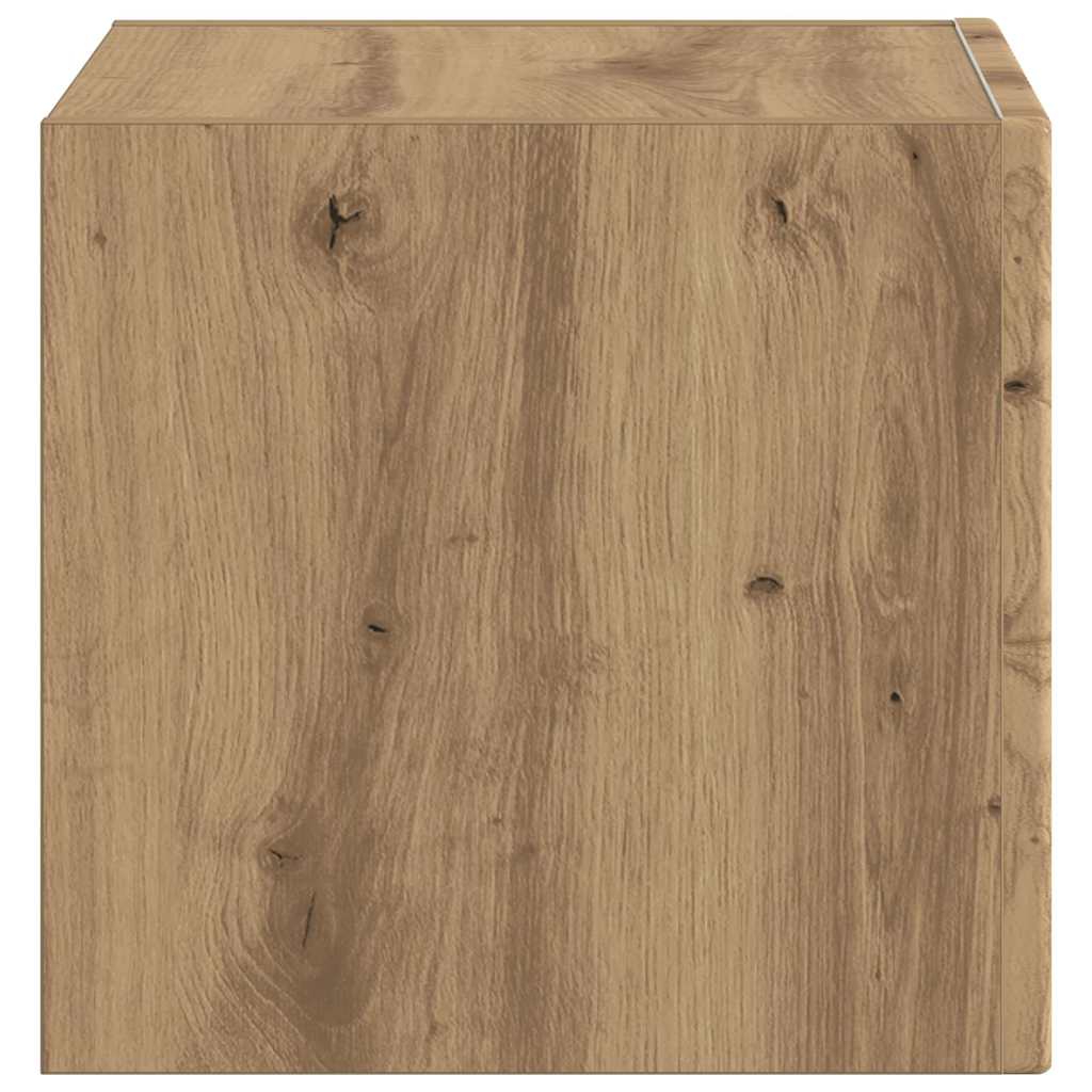 TV Fali Szekrény 39 x 31 x 29,5 cm Művészi tölgy Szerelt Fa