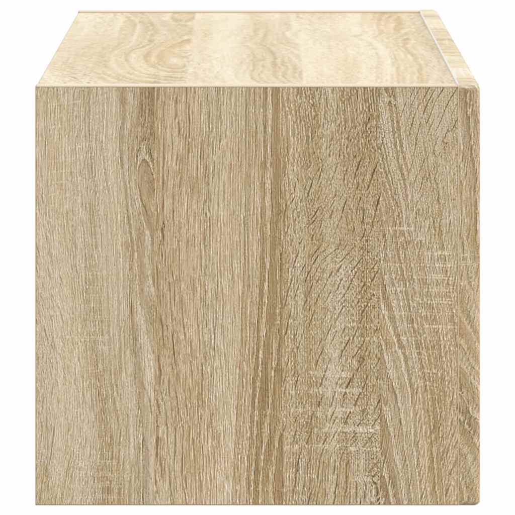 TV Fali Szekrény 60 x 31 x 29,5 cm Sonoma Szerelt Fa