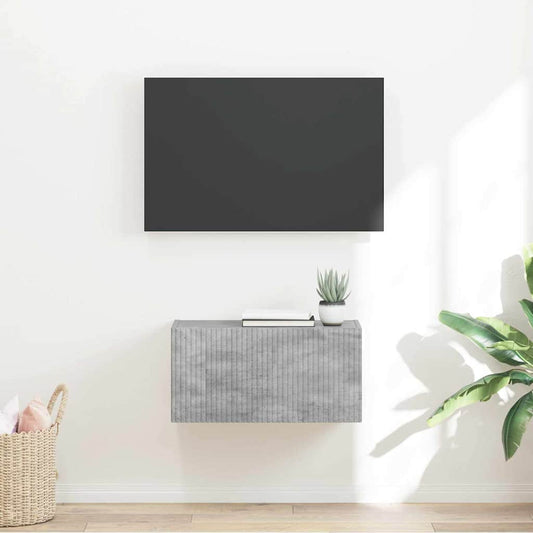 TV Fali Szekrény Beton 60 x 31 x 29,5 cm Faanyag