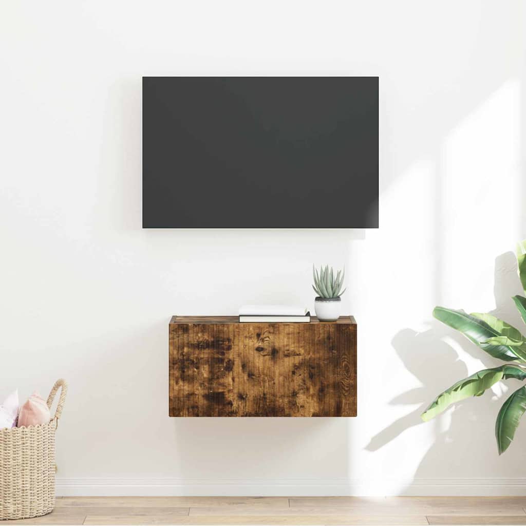 TV Fali Szekrény Füstölt tölgy 60 x 31 x 29,5 cm Faanyag