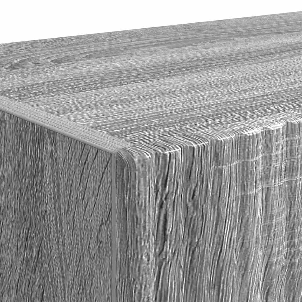 TV Fali Szekrény 60 x 31 x 29,5 cm Szürke Sonoma Szerelt Fa