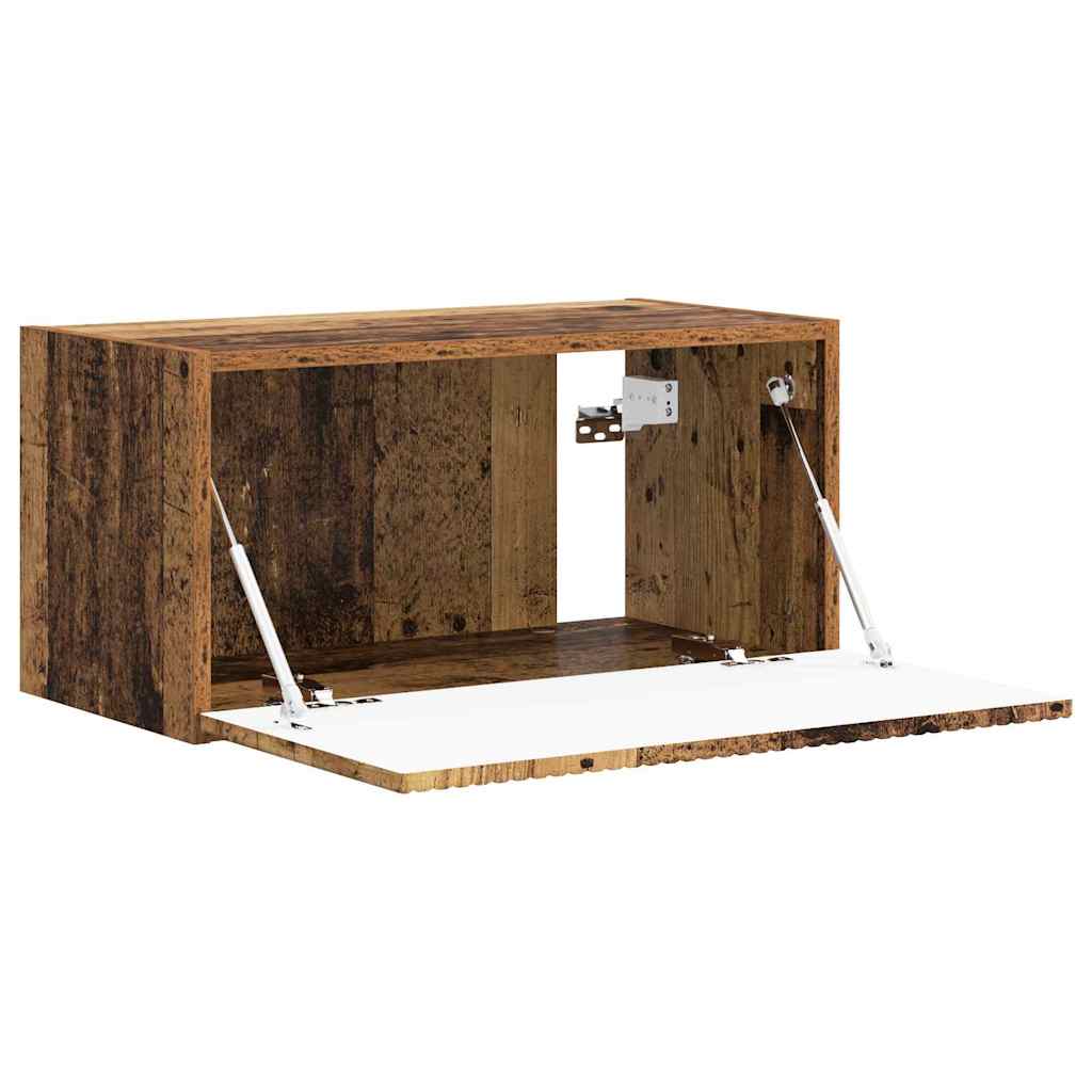 TV Fali Szekrény 60 x 31 x 29,5 cm Öreg fa Szerelt Fa