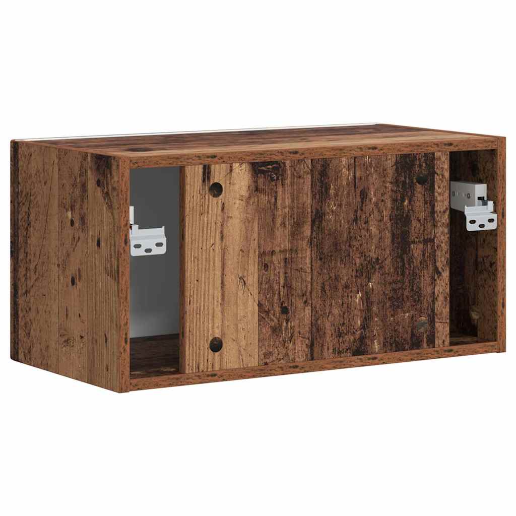 TV Fali Szekrény 60 x 31 x 29,5 cm Öreg fa Szerelt Fa