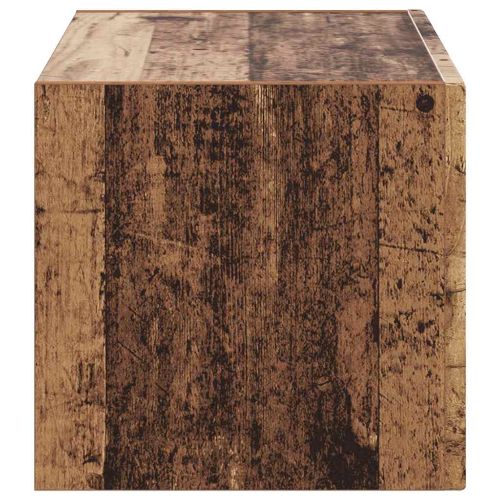 TV Fali Szekrény 60 x 31 x 29,5 cm Öreg fa Szerelt Fa