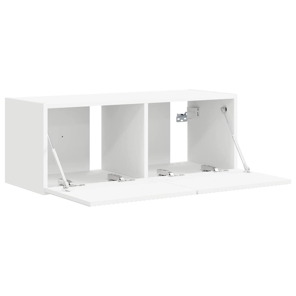 TV Fali Szekrény Fehér 78,5 x 31 x 29,5 cm Faanyag