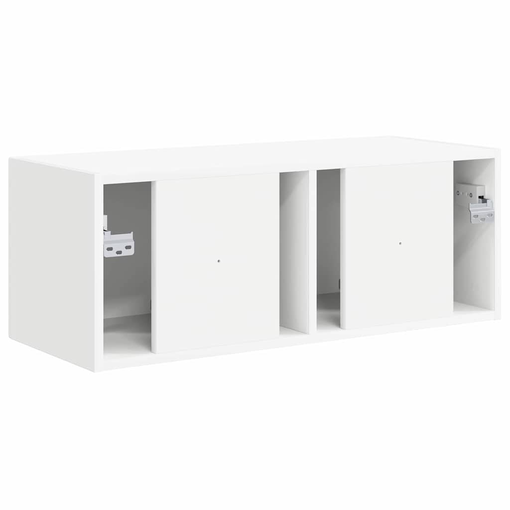 TV Fali Szekrény Fehér 78,5 x 31 x 29,5 cm Faanyag