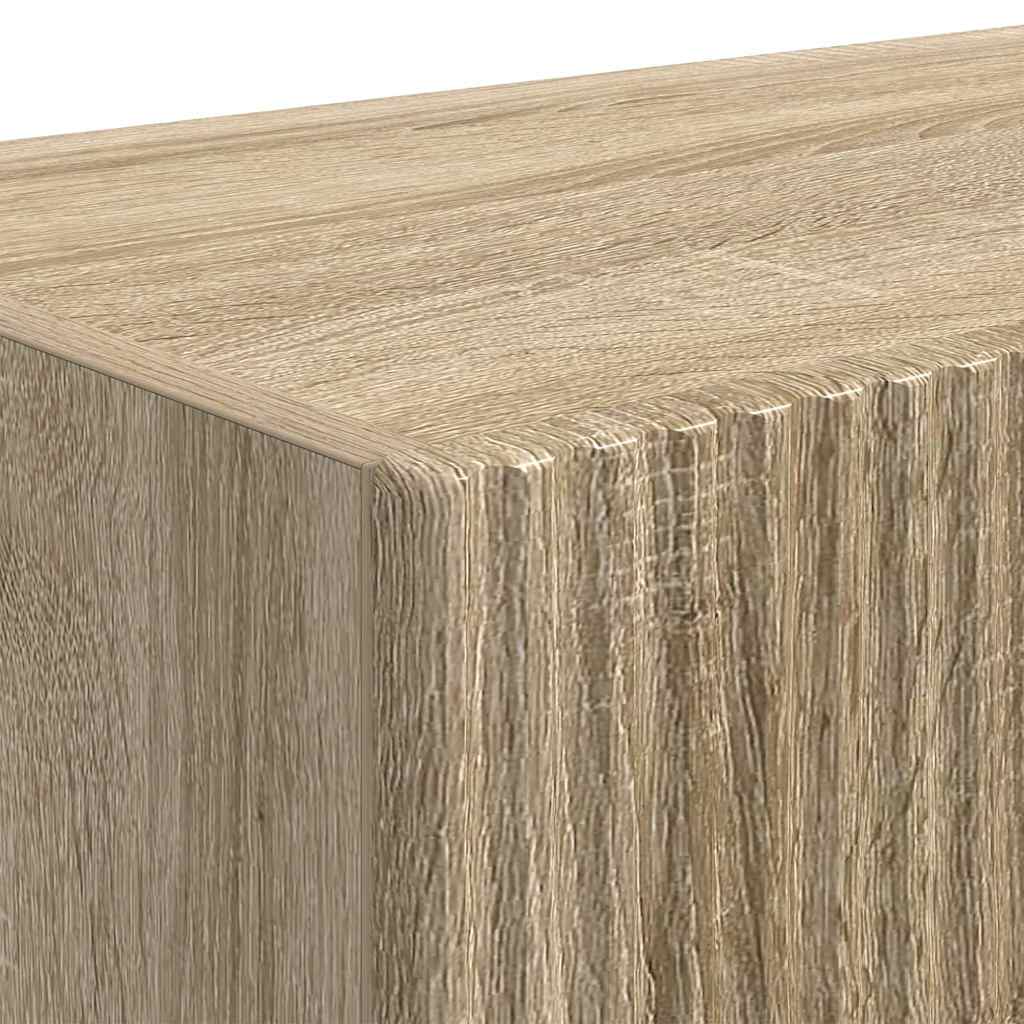TV Fali Szekrény 78,5 x 31 x 29,5 cm Sonoma Szerelt Fa