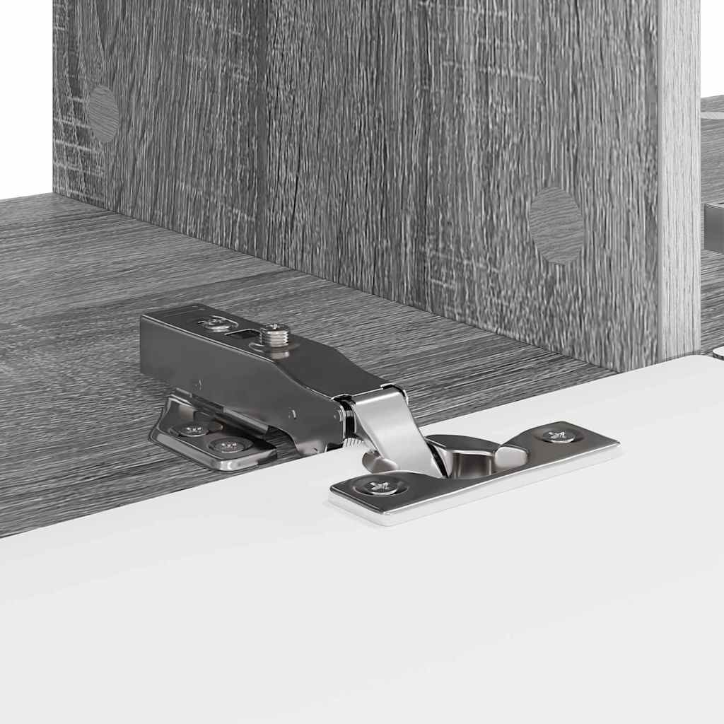 TV Fali Szekrény 78,5 x 31 x 29,5 cm Szürke Sonoma Szerelt Fa