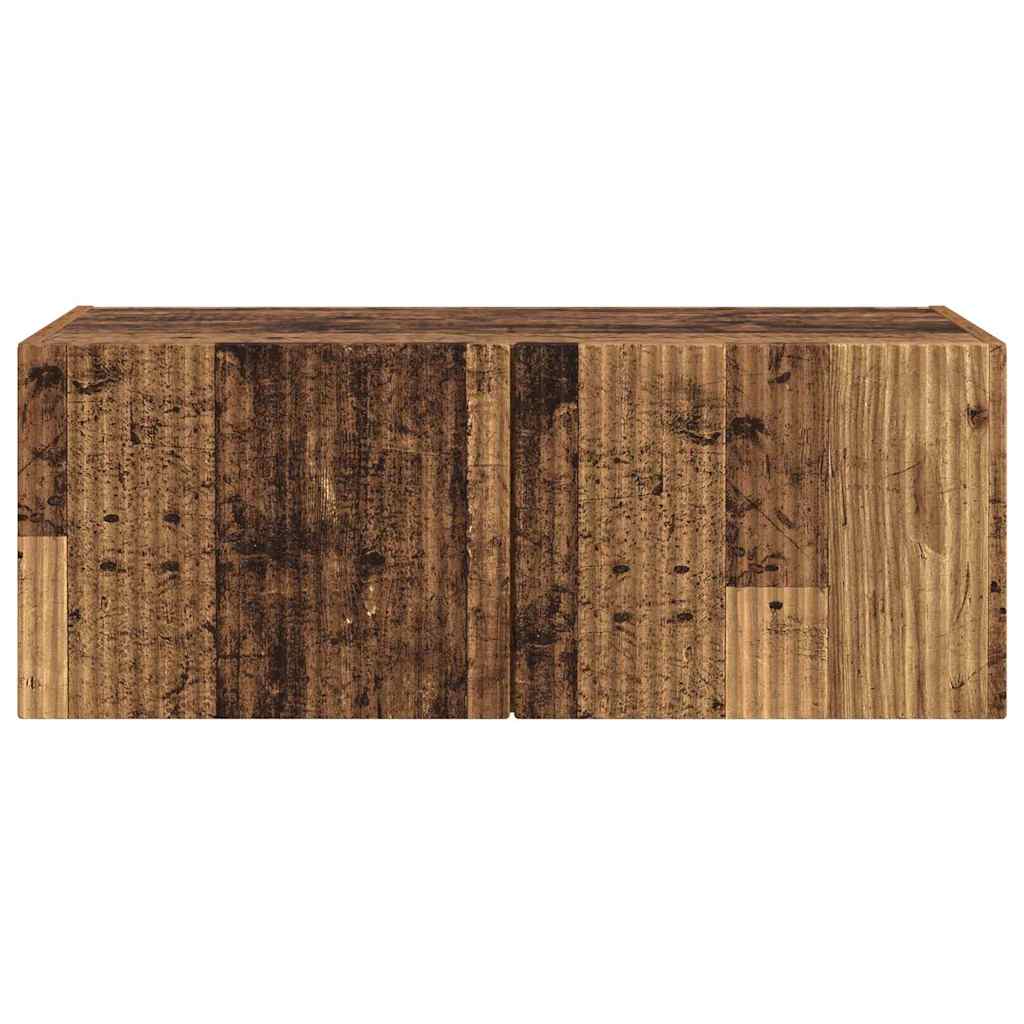 TV Fali Szekrény 78,5 x 31 x 29,5 cm Öreg fa Szerelt Fa