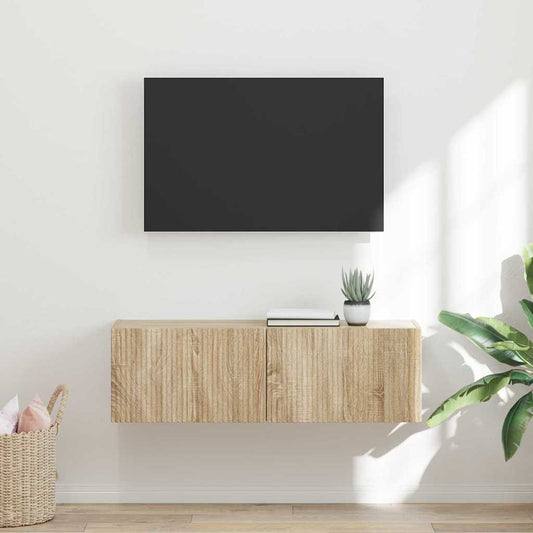 TV Fali Szekrény Sonoma 98 x 31 x 29,5 cm Faanyag