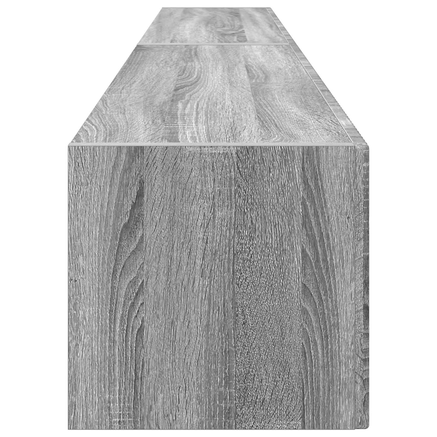 TV Fali Szekrény 2 pcs Szürke Sonoma 98 x 31 x 29,5 cm Faanyag