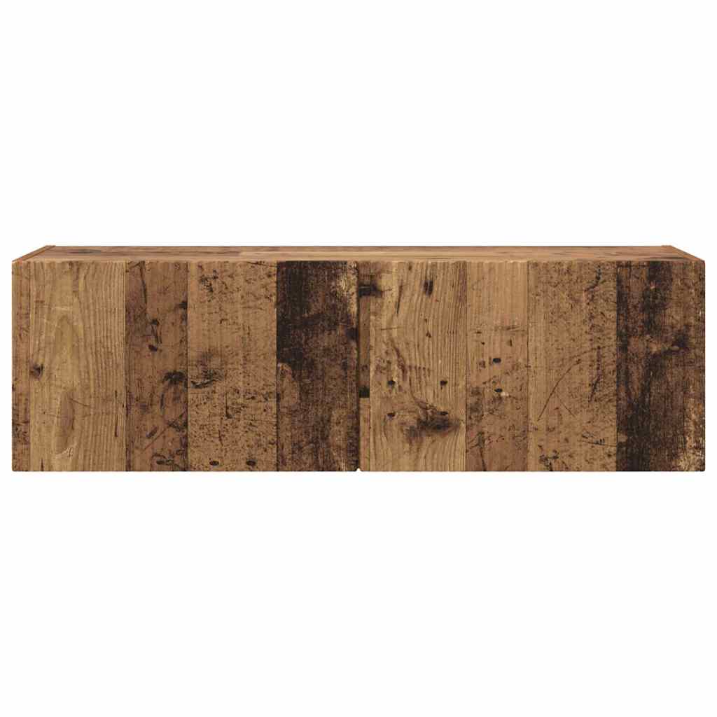 TV Fali Szekrény 98 x 31 x 29,5 cm Öreg fa Szerelt Fa