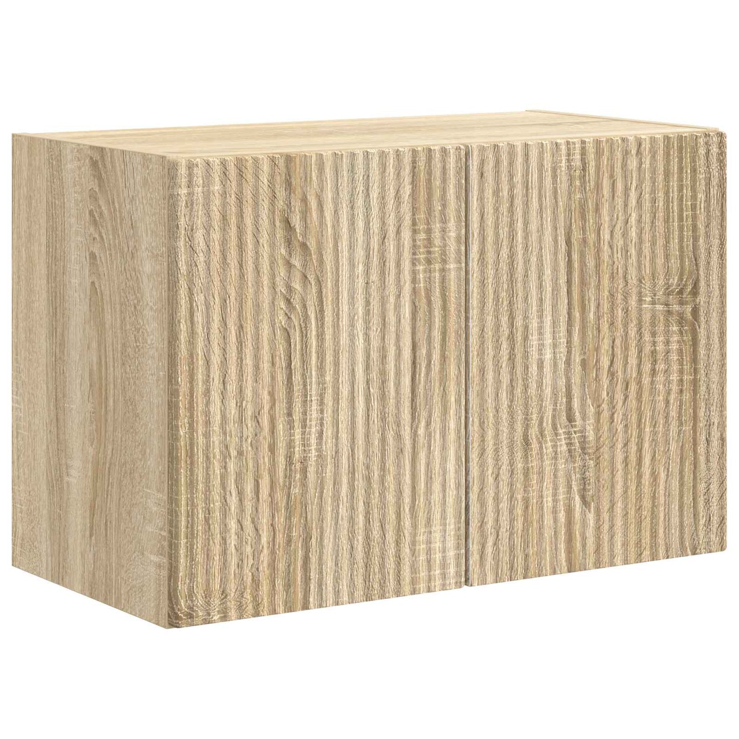 TV Fali Szekrény 59,5 x 31 x 40 cm Sonoma tölgy Szerelt Fa