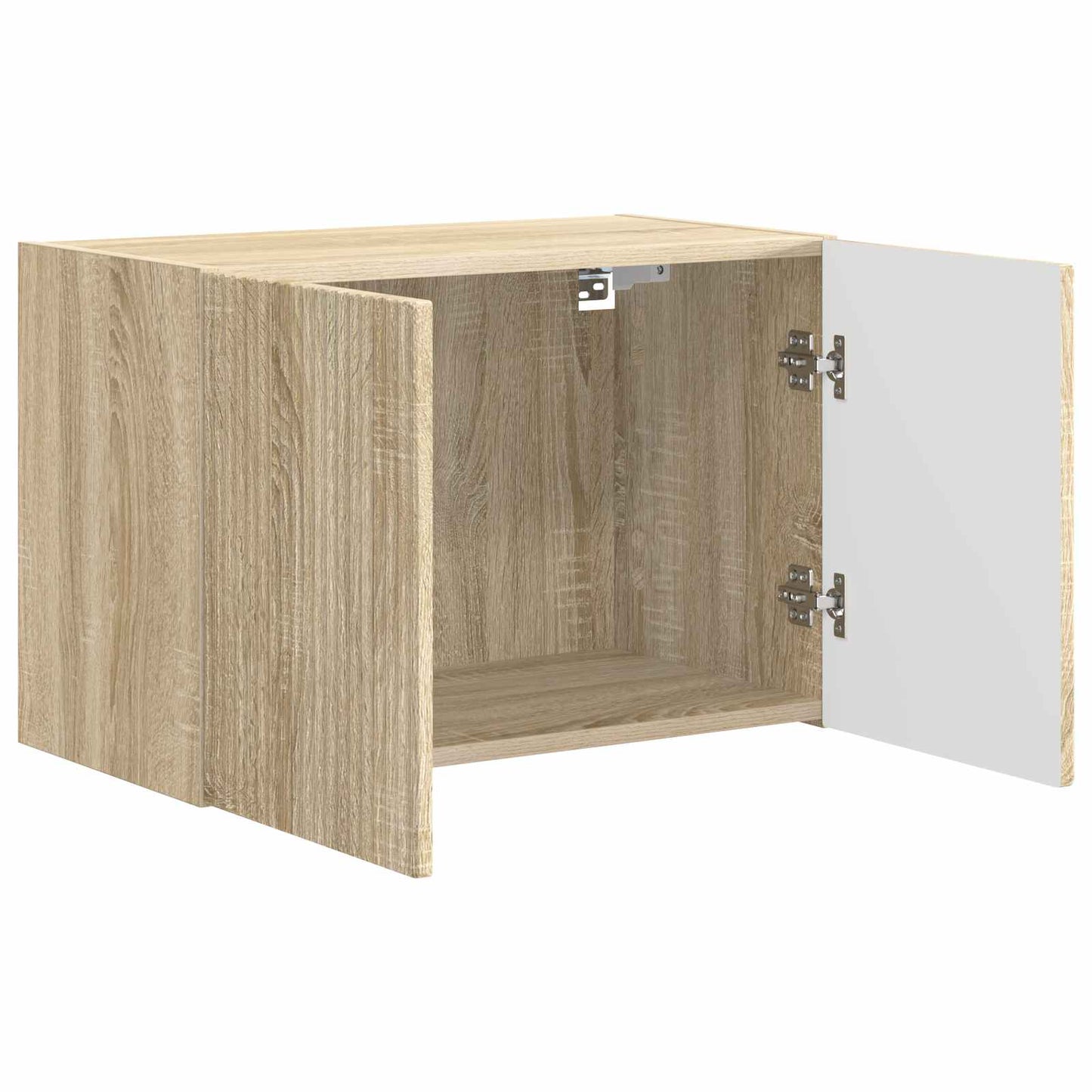 TV Fali Szekrény 59,5 x 31 x 40 cm Sonoma tölgy Szerelt Fa