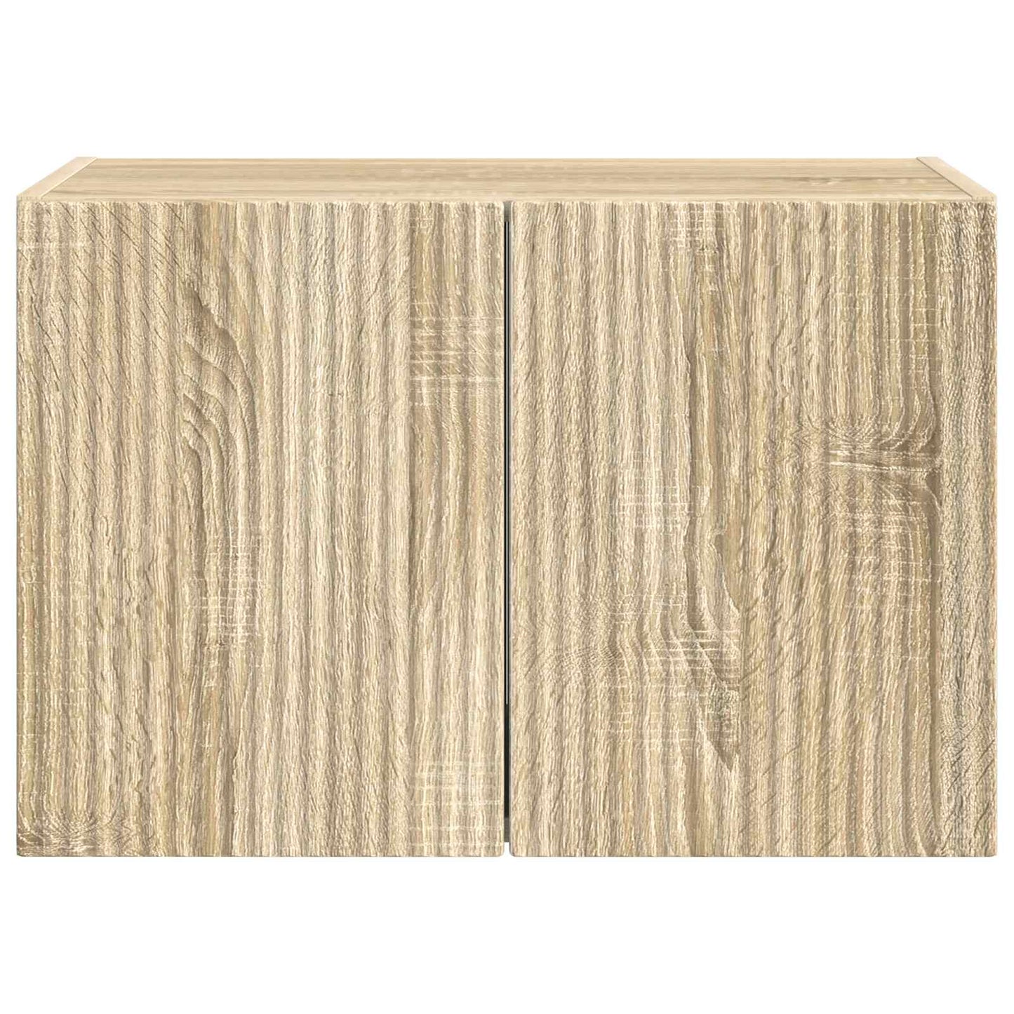 TV Fali Szekrény 59,5 x 31 x 40 cm Sonoma tölgy Szerelt Fa