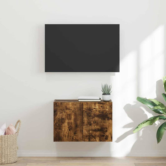 TV Fali Szekrény Füstölt tölgy 59,5 x 31 x 40 cm Faanyag