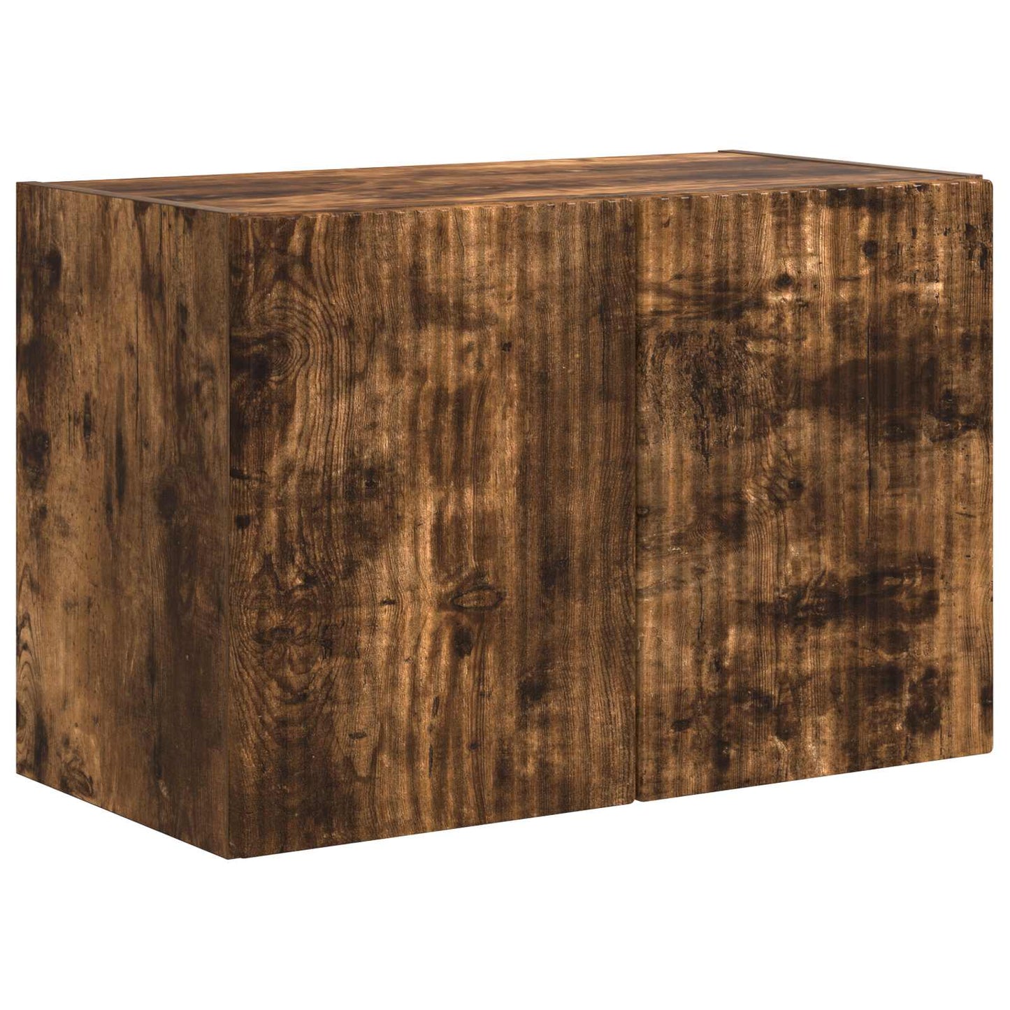 TV Fali Szekrény 59,5 x 31 x 40 cm Füstölt tölgy Szerelt Fa