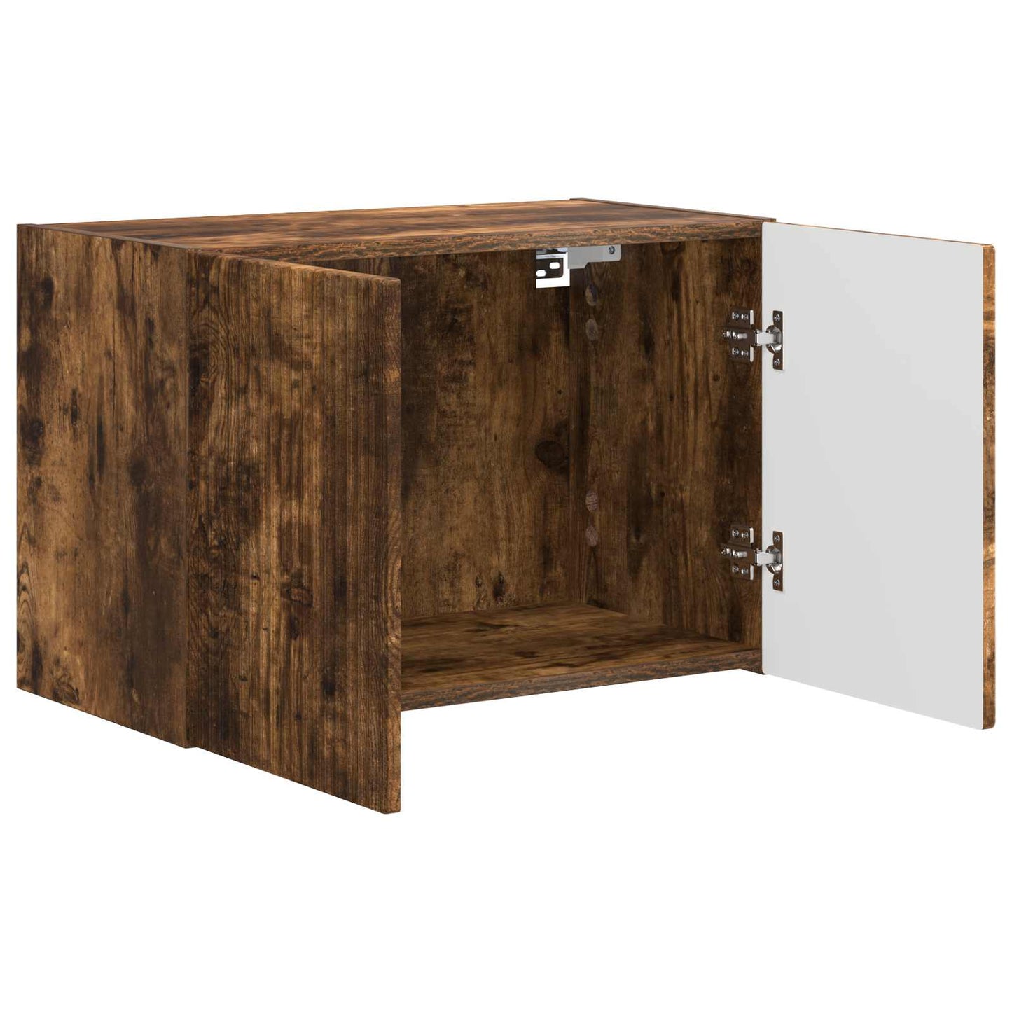 TV Fali Szekrény 59,5 x 31 x 40 cm Füstölt tölgy Szerelt Fa