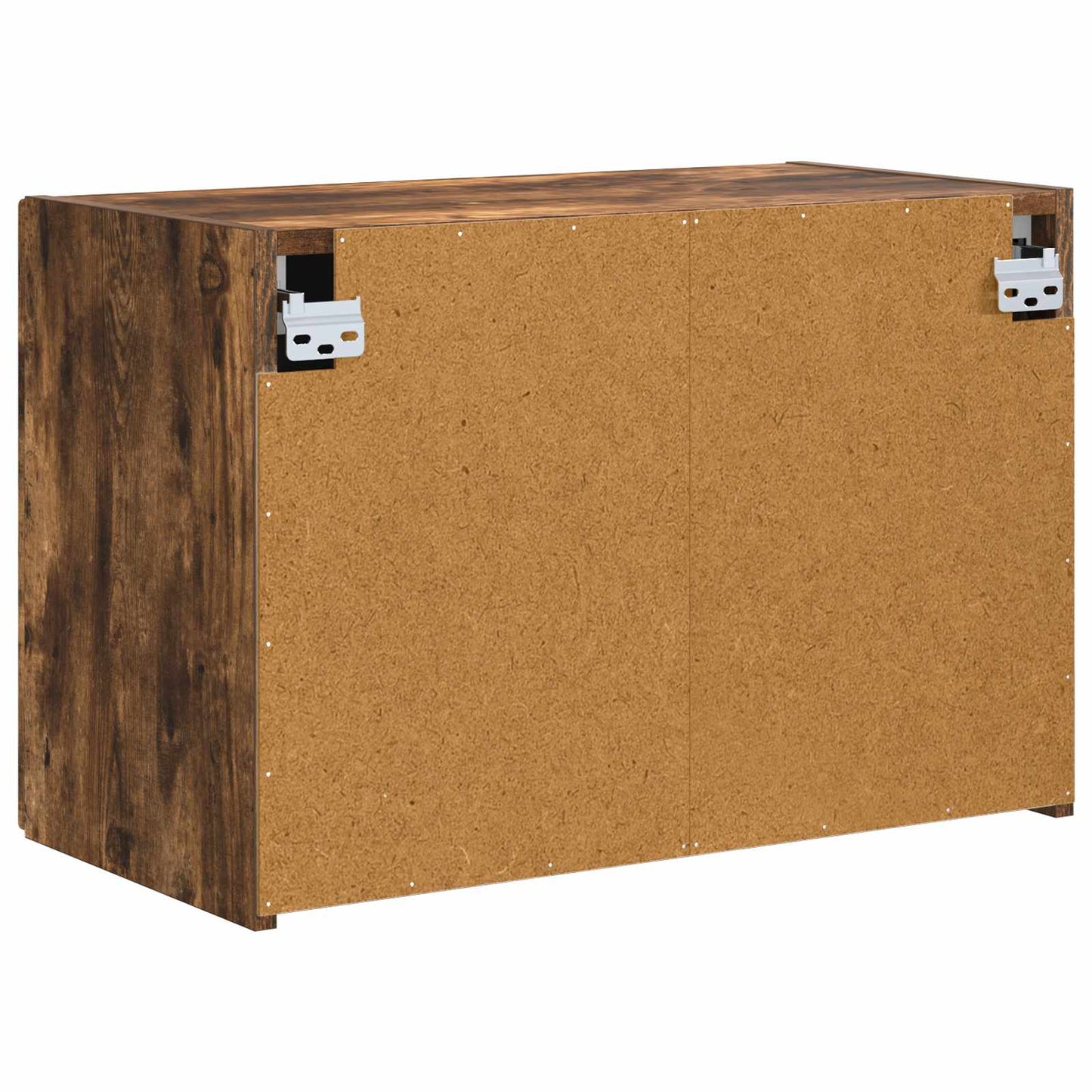 TV Fali Szekrény 59,5 x 31 x 40 cm Füstölt tölgy Szerelt Fa