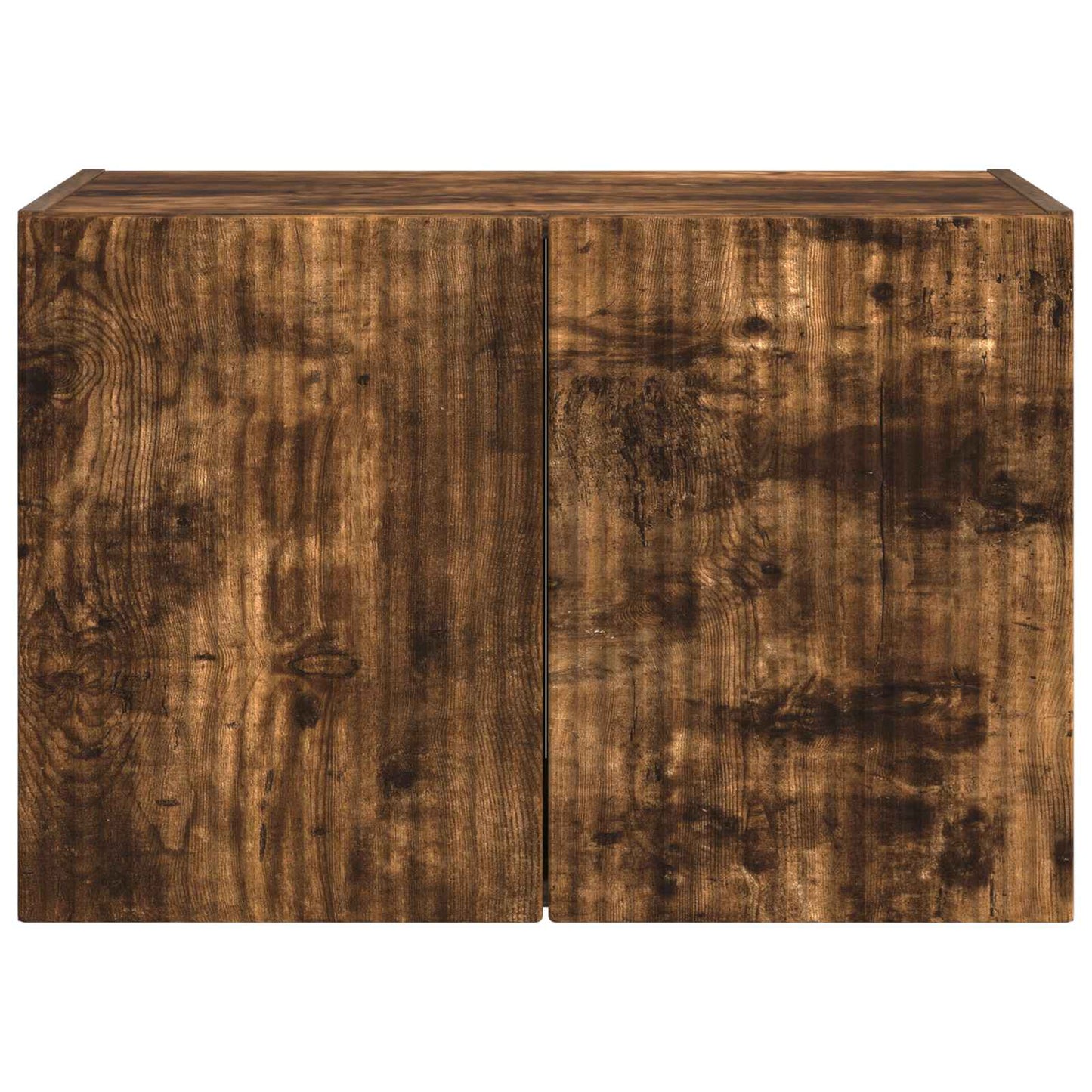TV Fali Szekrény 59,5 x 31 x 40 cm Füstölt tölgy Szerelt Fa