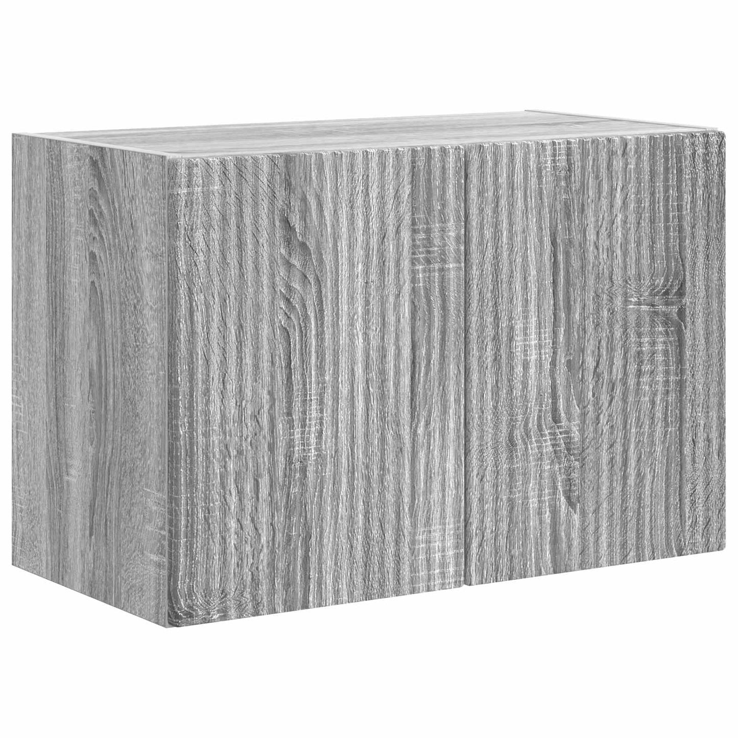 TV Fali Szekrény 59,5 x 31 x 40 cm Szürke Sonoma Szerelt Fa
