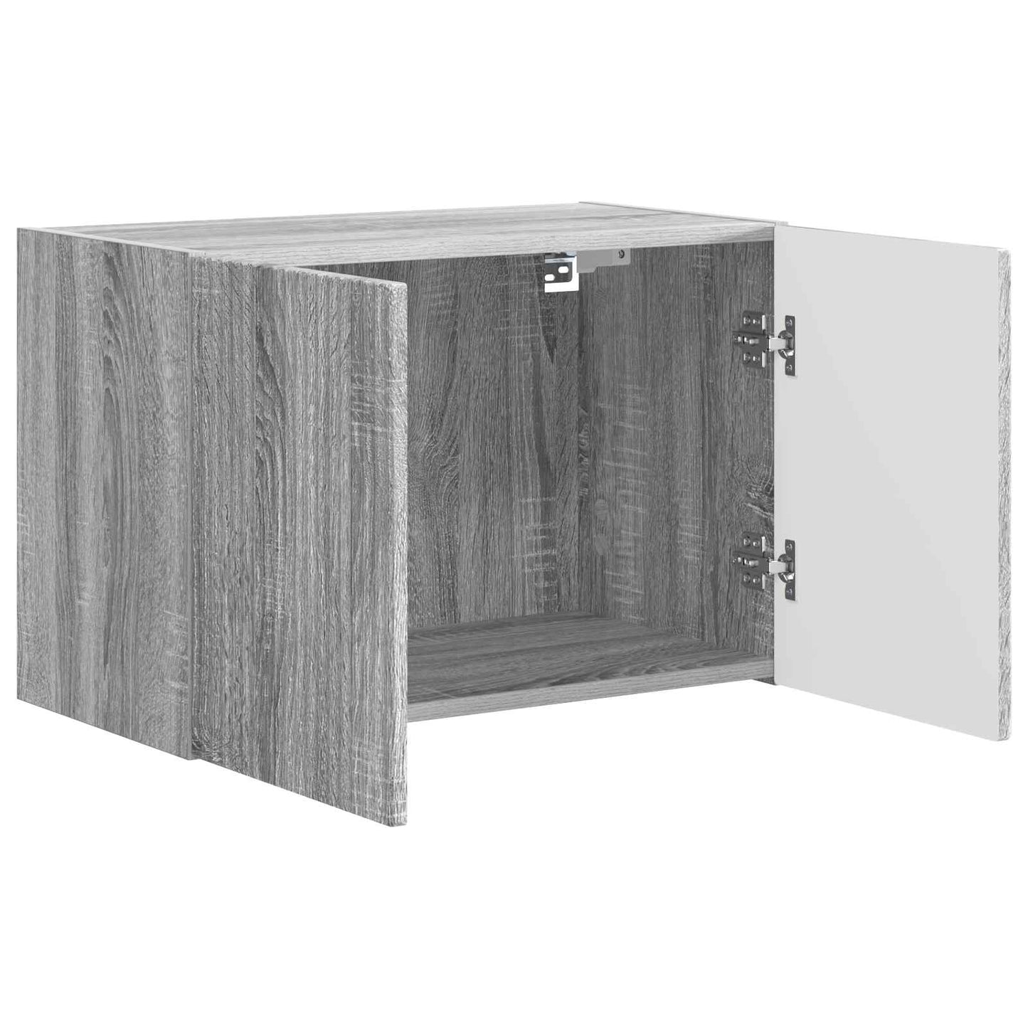 TV Fali Szekrény 59,5 x 31 x 40 cm Szürke Sonoma Szerelt Fa