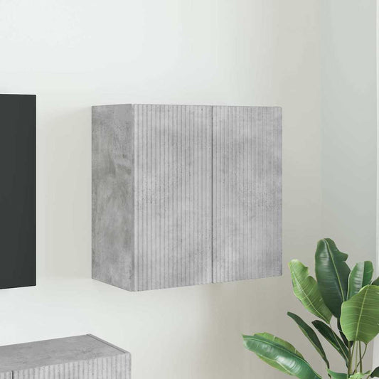 TV Fali Szekrény Beton Szürke 59,5 x 31 x 60 cm Faanyag