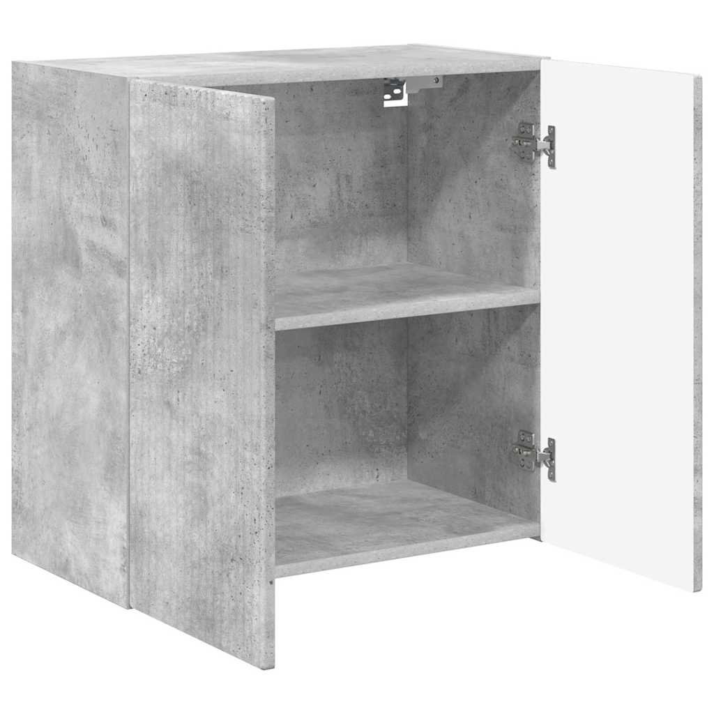 TV Fali Szekrény Beton Szürke 59,5 x 31 x 60 cm Faanyag
