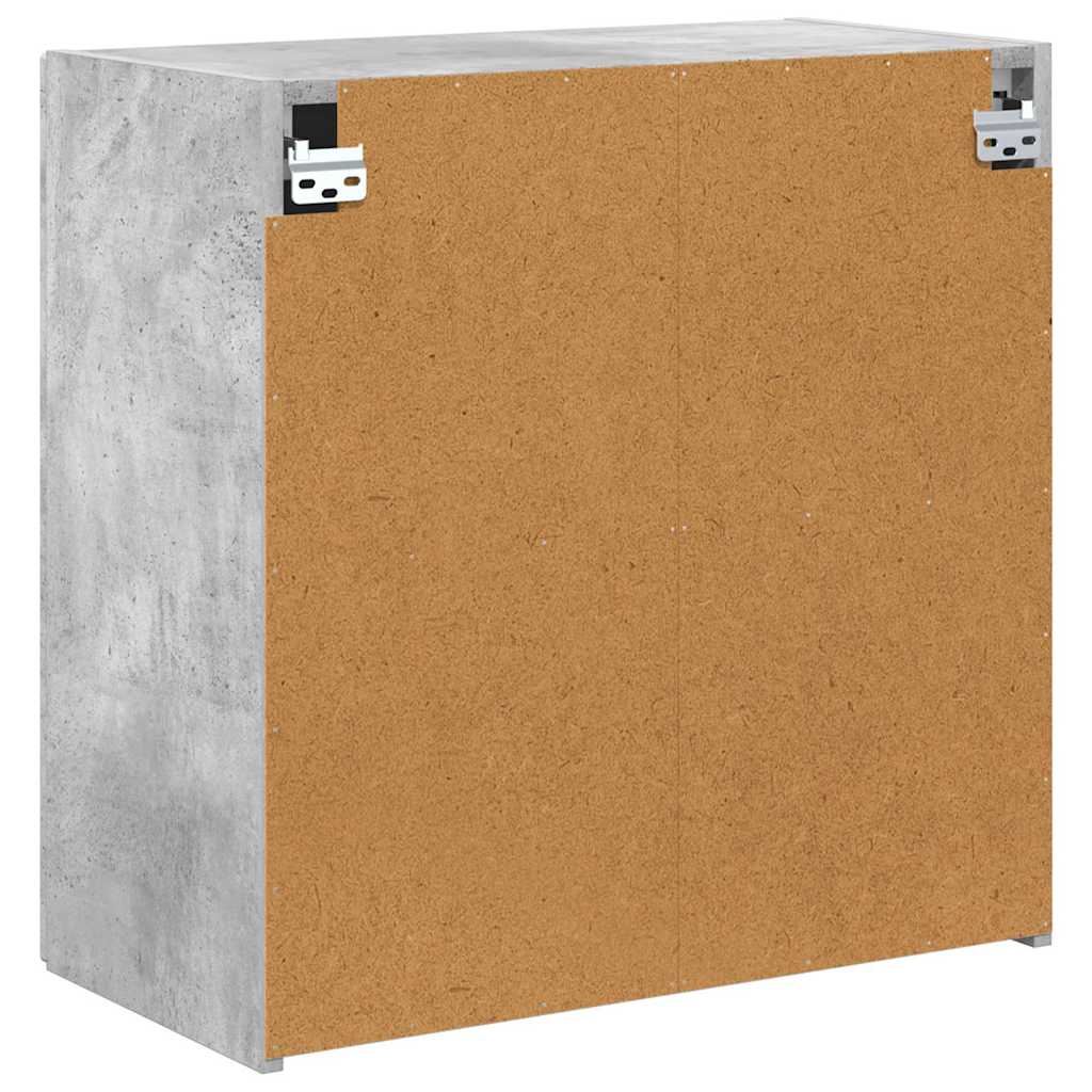 TV Fali Szekrény Beton Szürke 59,5 x 31 x 60 cm Faanyag