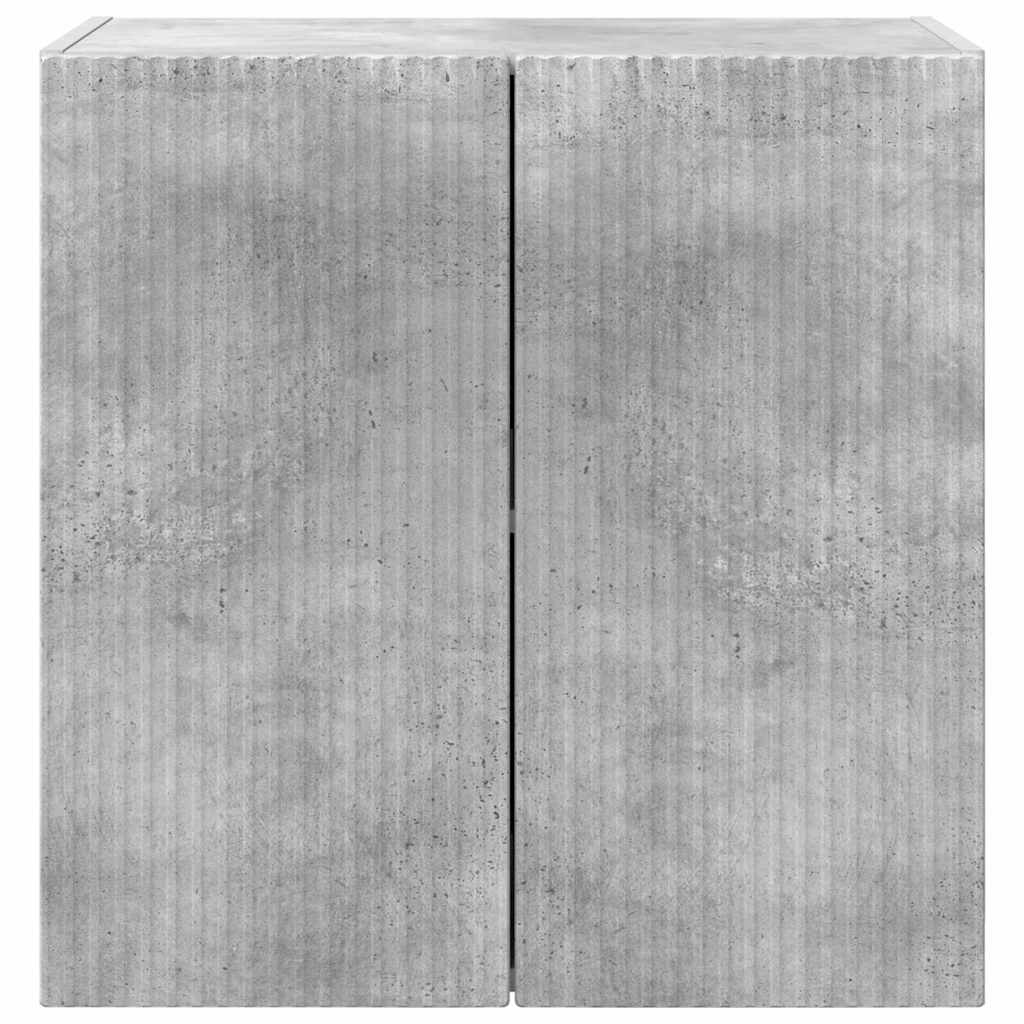 TV Fali Szekrény Beton Szürke 59,5 x 31 x 60 cm Faanyag
