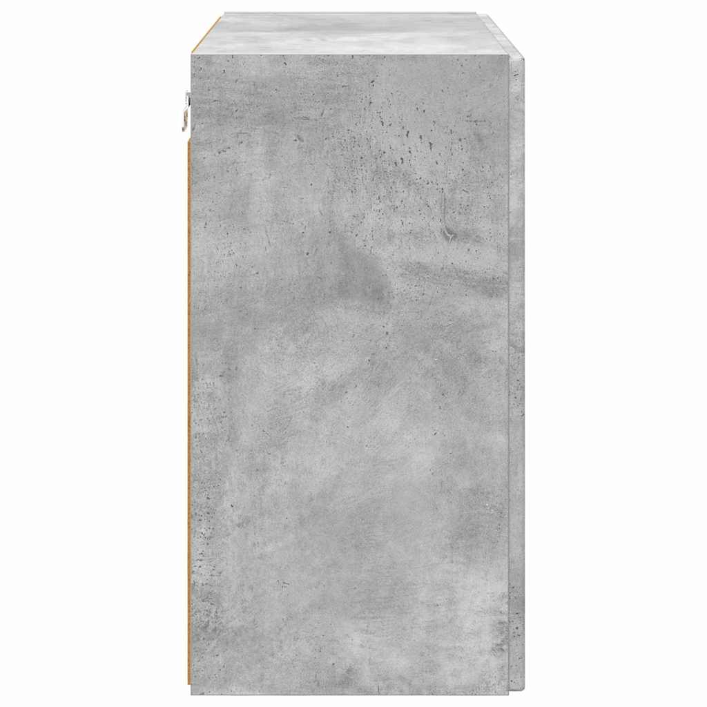 TV Fali Szekrény Beton Szürke 59,5 x 31 x 60 cm Faanyag