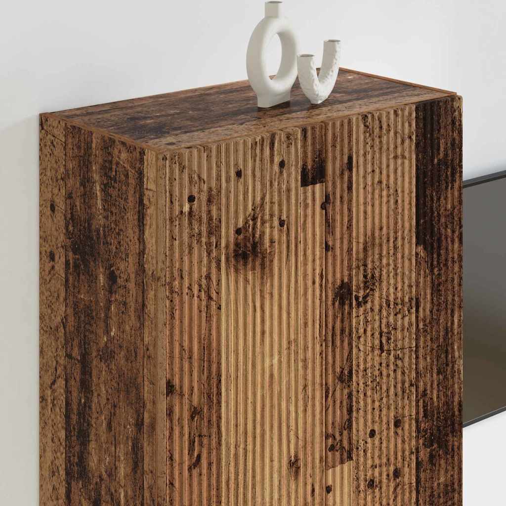 TV Fali Szekrény Öreg fa 59,5 x 31 x 80 cm Faanyag