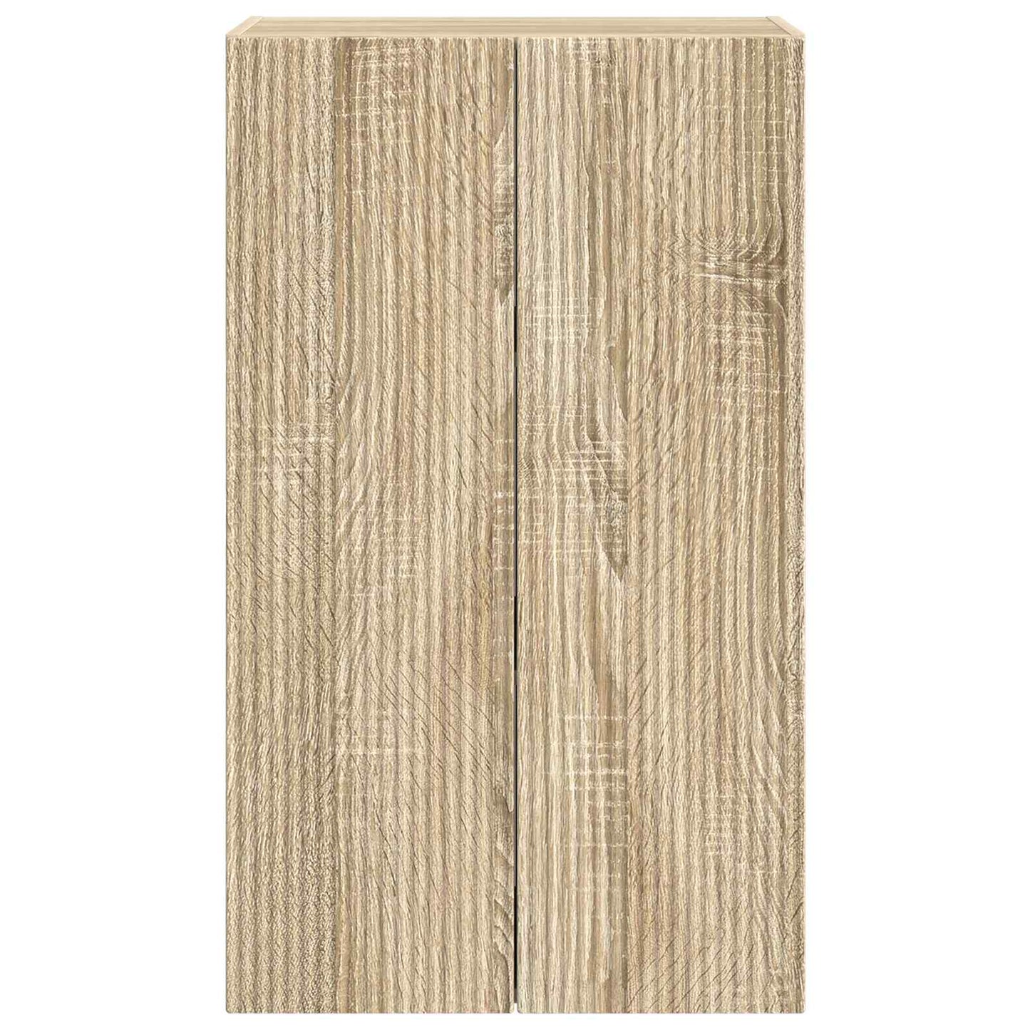 TV Fali Szekrény 59,5 x 31 x 100 cm Sonoma tölgy Szerelt Fa