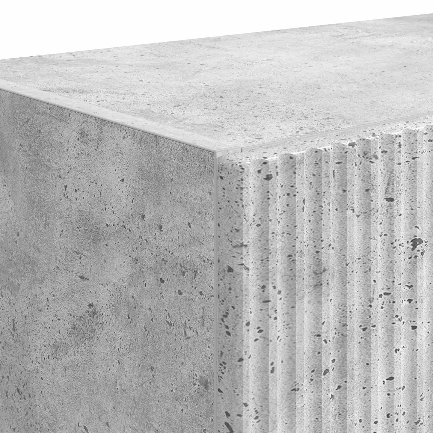 TV Fali Szekrény Beton Szürke 59,5 x 31 x 100 cm Faanyag