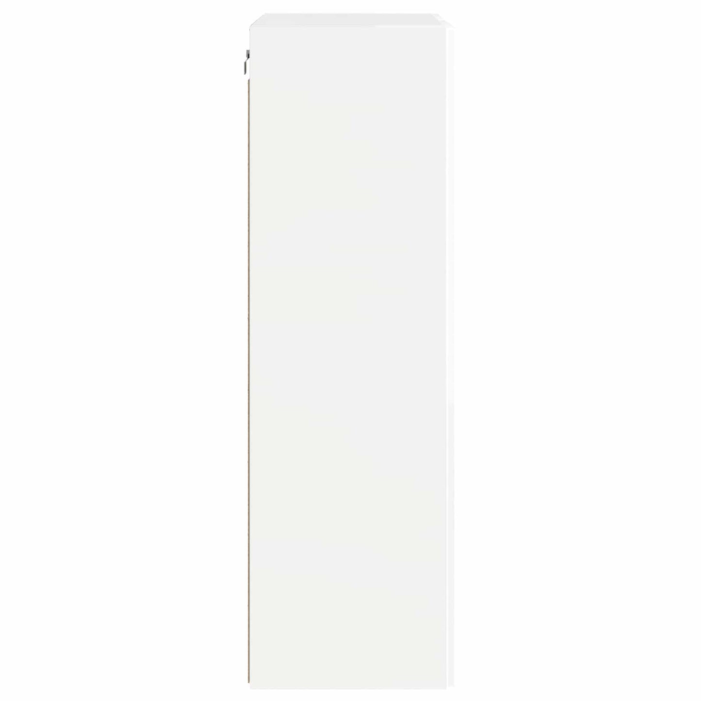 TV Fali Szekrény 59,5 x 31 x 100 cm Magas Fényű Fehér